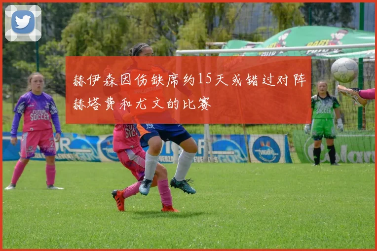 赫伊森因伤缺席约15天或错过对阵赫塔费和尤文的比赛